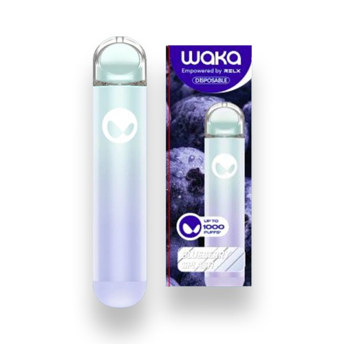 Blueberry Splash -1000Puffs WAKA soFit 3% – Vape & Smoke